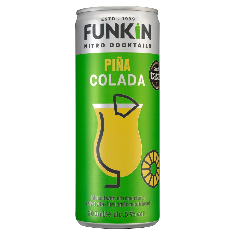 Funkin Nitro Cocktails Pina Colada 2 x 200ml Funkin