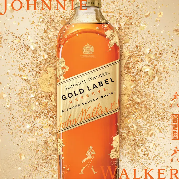 Johnnie Walker Gold Label Reserve Blended Scotch Whisky 70cl - RV Drinks