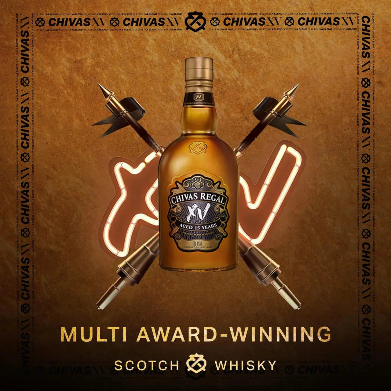 Chivas Regal XV 15 Years Old Blended Scotch Whisky 70cl - RV Drinks