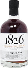 1826 Espresso Martini Handcrafted Premixed Cocktail 50cl 1826