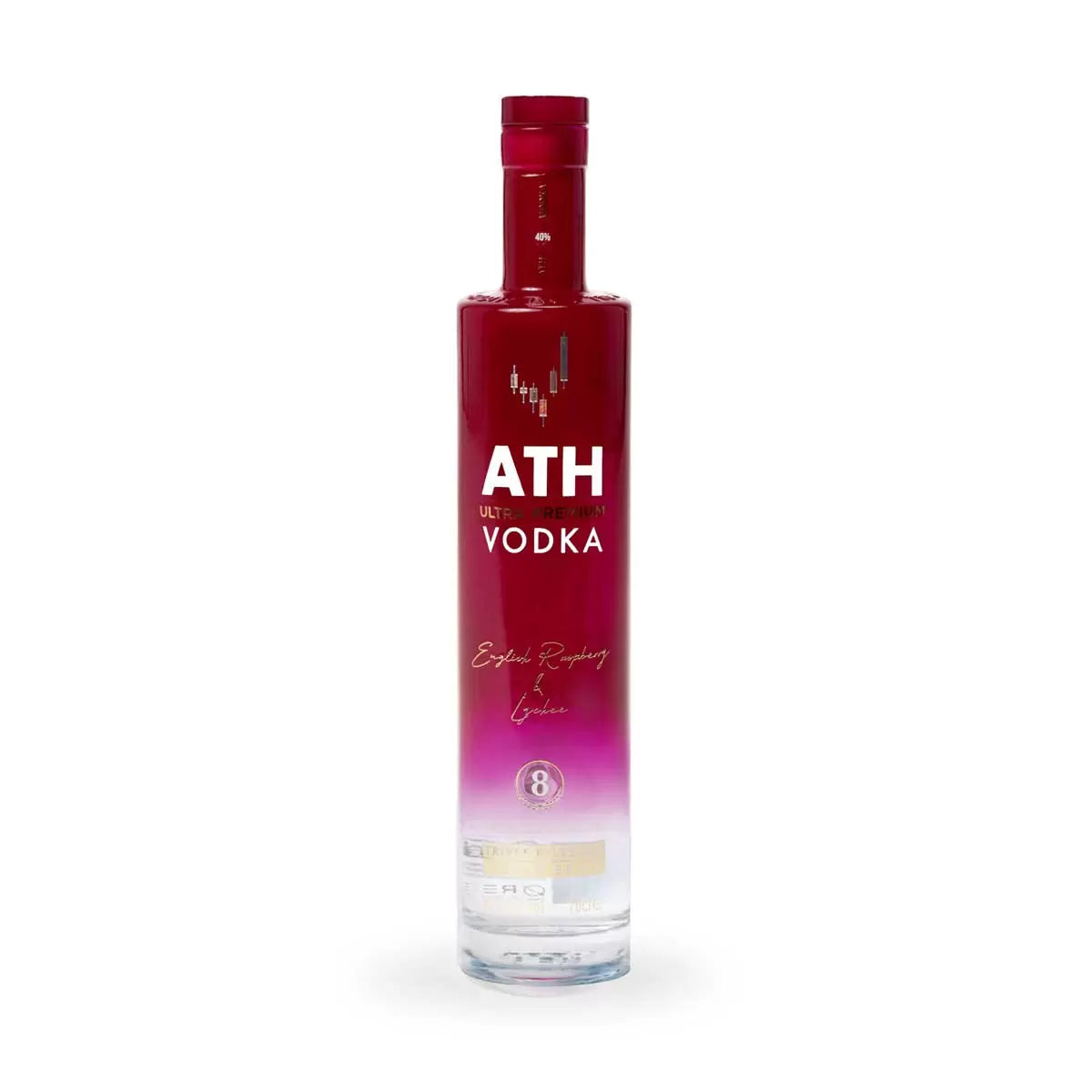 ATH Raspberry and Lychee Vodka 70cl ATH