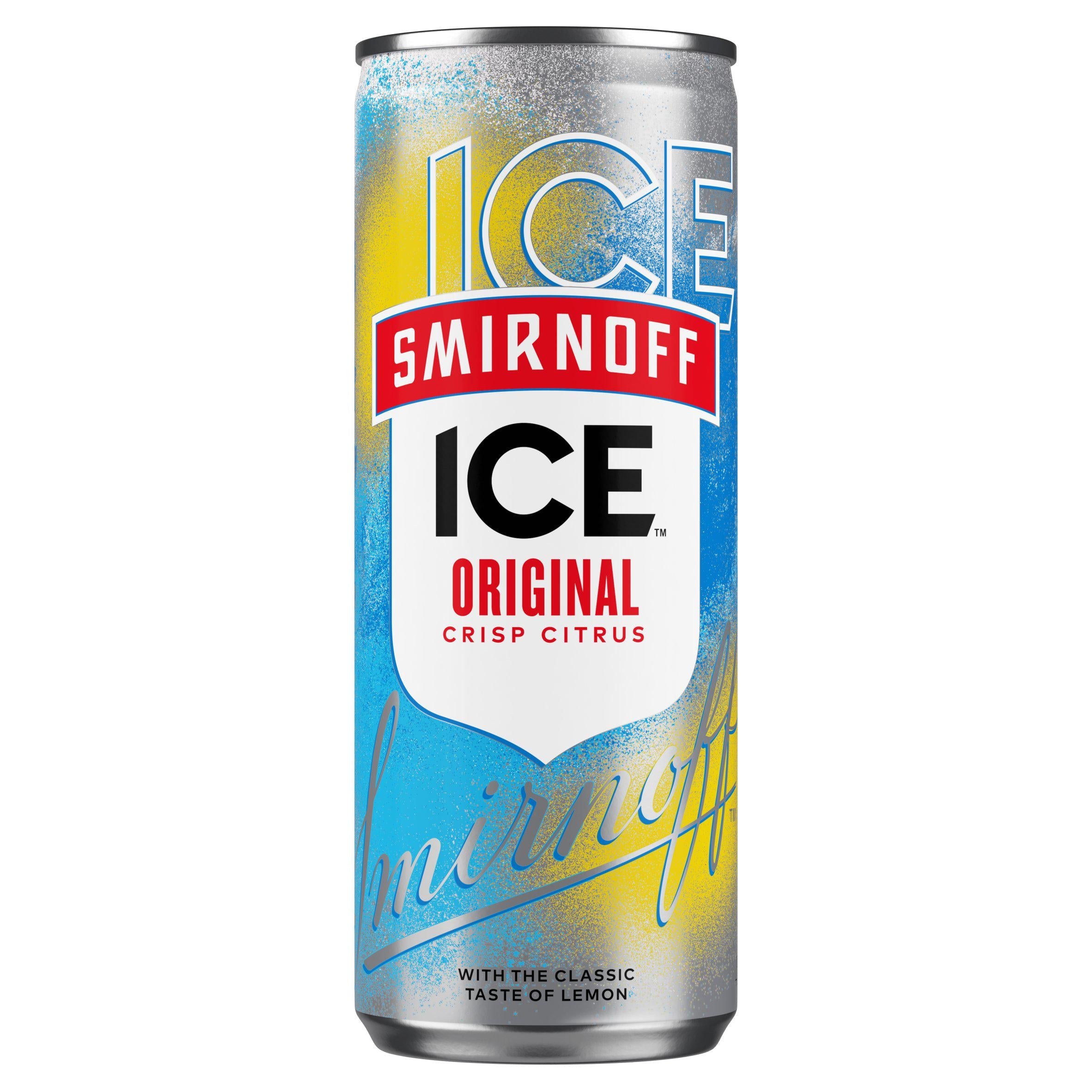 Smirnoff Ice Original 4% Vol Can 10 x 250ml Smirnoff