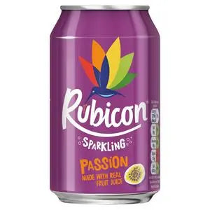 Rubicon Sparkling Passion Fruit Juice Drink 4 x 330 ml Rubicon
