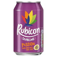 Rubicon Sparkling Passion Fruit Juice Drink 4 x 330 ml Rubicon