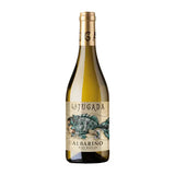 Wine bottle with 'Lajugada' label on a white background