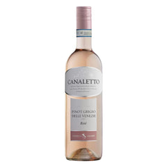 Canaletto Pinot Grigio Rosé Wine 75cl | Crisp Italian Rosé with Fresh Summer Notes