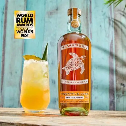 Hawksbill Pineapple Spiced Rum 70cl - RV Drinks
