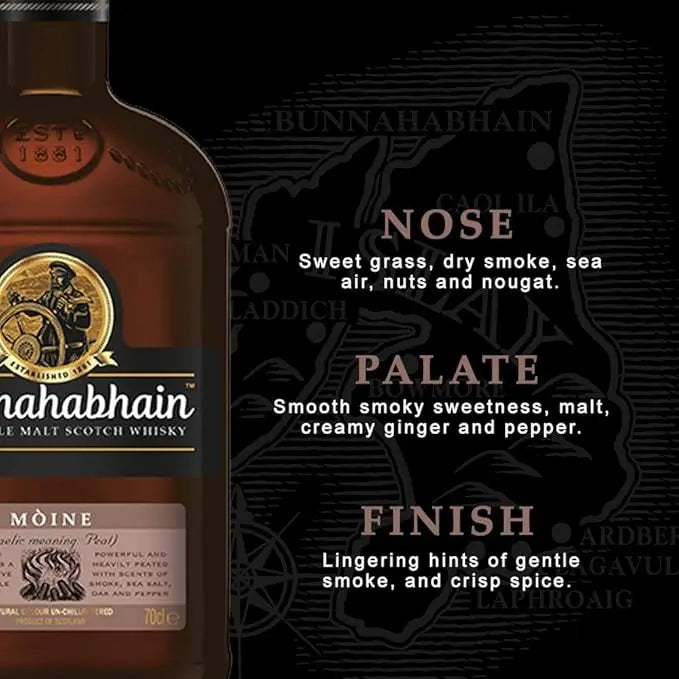 Bunnahabhain Moine Single Malt Whisky 70cl - RV Drinks