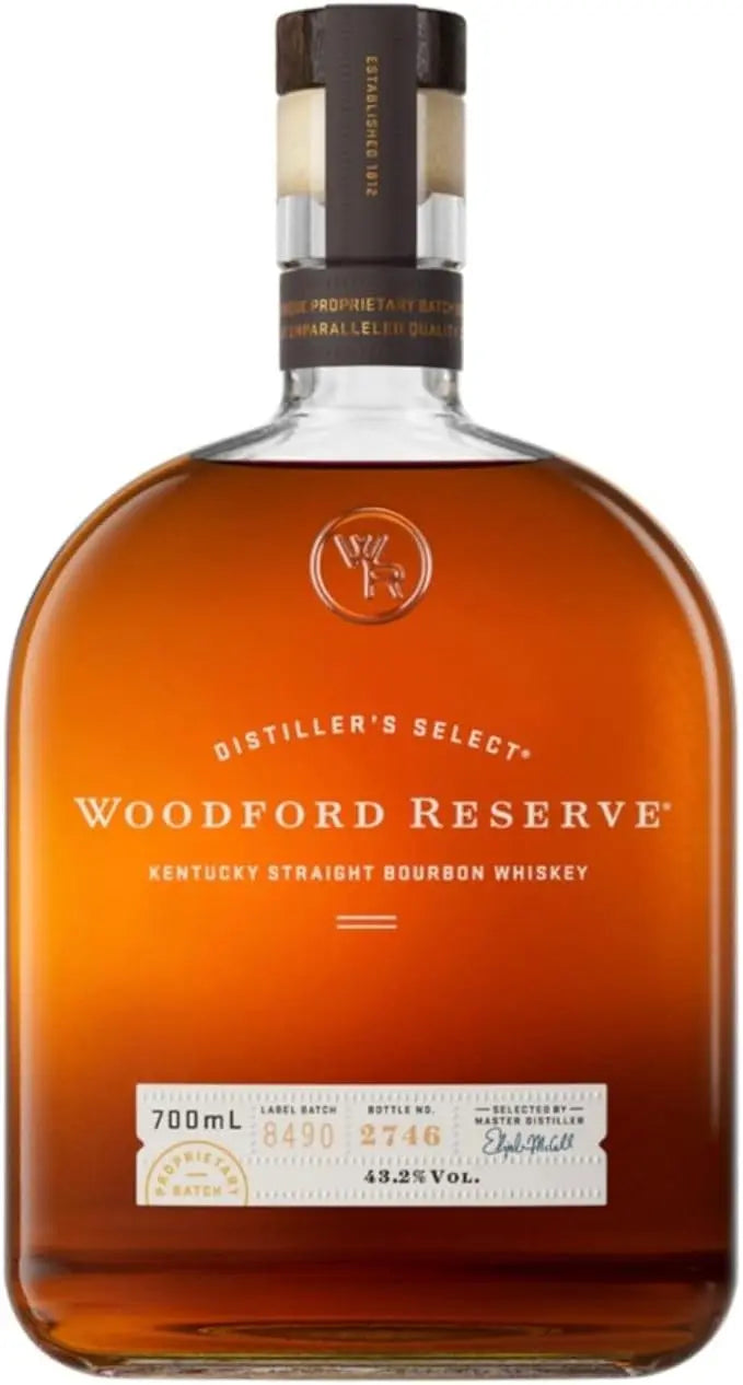 Woodford Reserve Kentucky Straight Bourbon Whiskey 70cl - RV Drinks