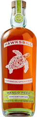 Hawksbill Caribbean Spiced Rum bottle with turtle design on label