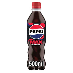 Pepsi Max Cherry No Sugar Cola Bottle 4x500ml - RV Drinks