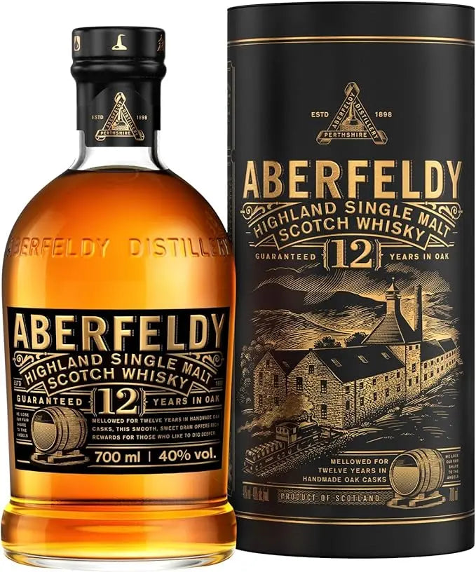 Aberfeldy 12 Year Old Single Malt Scotch Whisky 70cl - RV Drinks