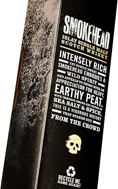 Smokehead Islay Single Malt Scotch Whisky with Giftbox 70cl - RV Drinks