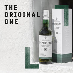 Laphroaig 10 Year Old Scotch Islay Single Malt Whisky 70cl
