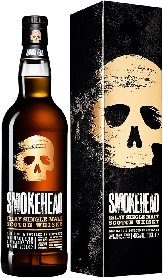 Smokehead Islay Single Malt Scotch Whisky with Giftbox 70cl - RV Drinks