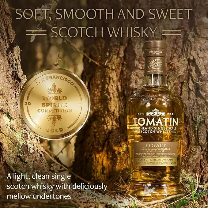 Tomatin Legacy Highland Single Malt Scotch Whisky 70cl - RV Drinks