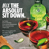 Absolut Lime Flavoured Swedish Vodka 70cl