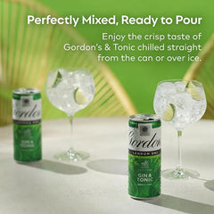 Gordon's London Dry Gin & Tonic 4 x 250ml