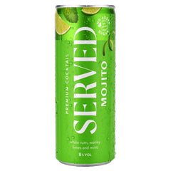 SERVED Cocktail Mojito 4 x 250ml Served