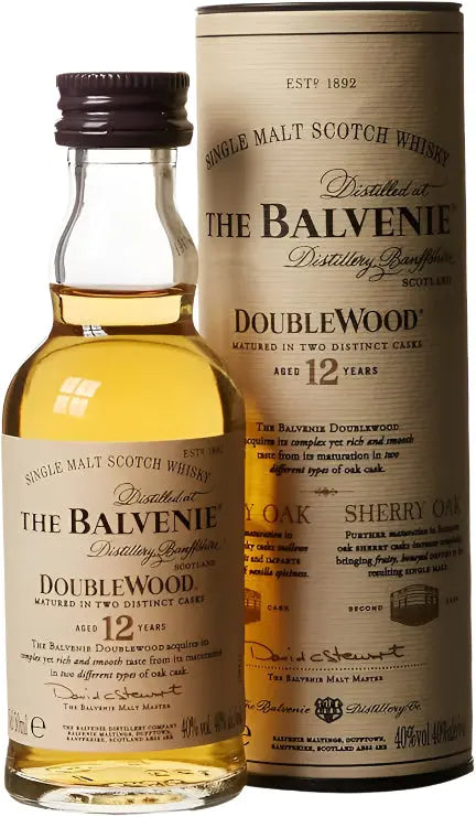 Balvenie 12 Year Old Doublewood Whisky 5cl Balvenie