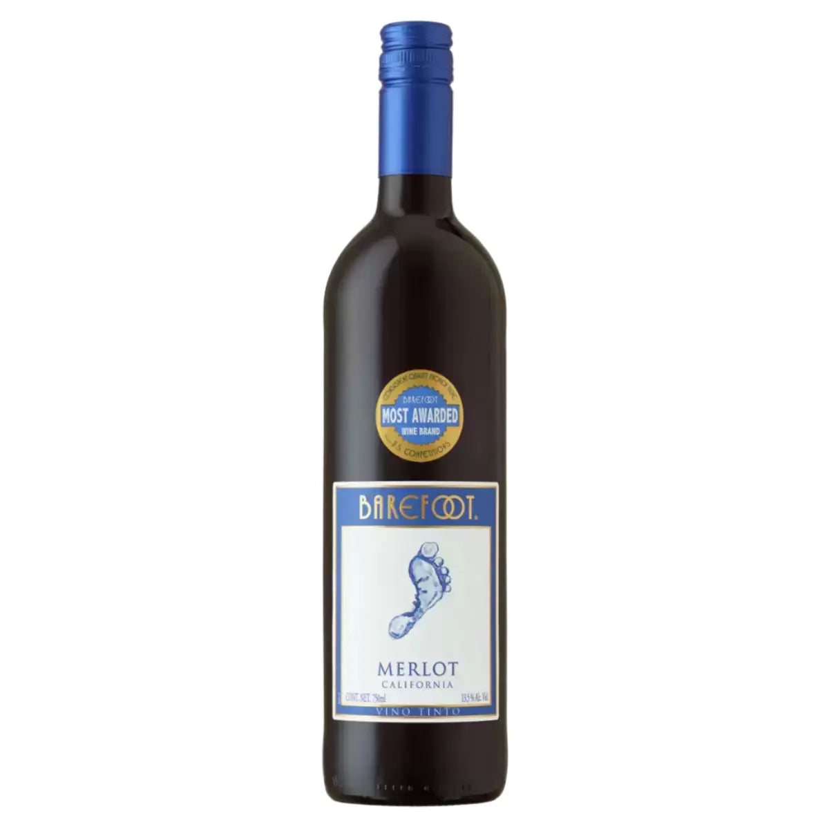 Barefoot Merlot Red Wine 75cl Barefoot