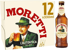 Birra Moretti Premium Lager Beer 12x330ml Birra Moretti
