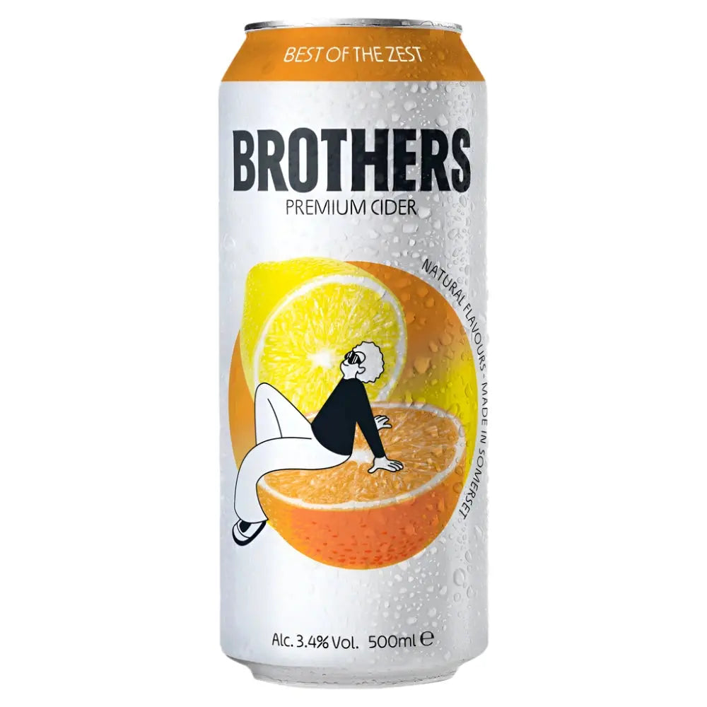 Brothers Best of the Zest Premium Fruit Cider 4x500ml Brothers