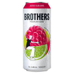 Brothers Premium Cider Berry Sub-Lime 4x500ml Brothers