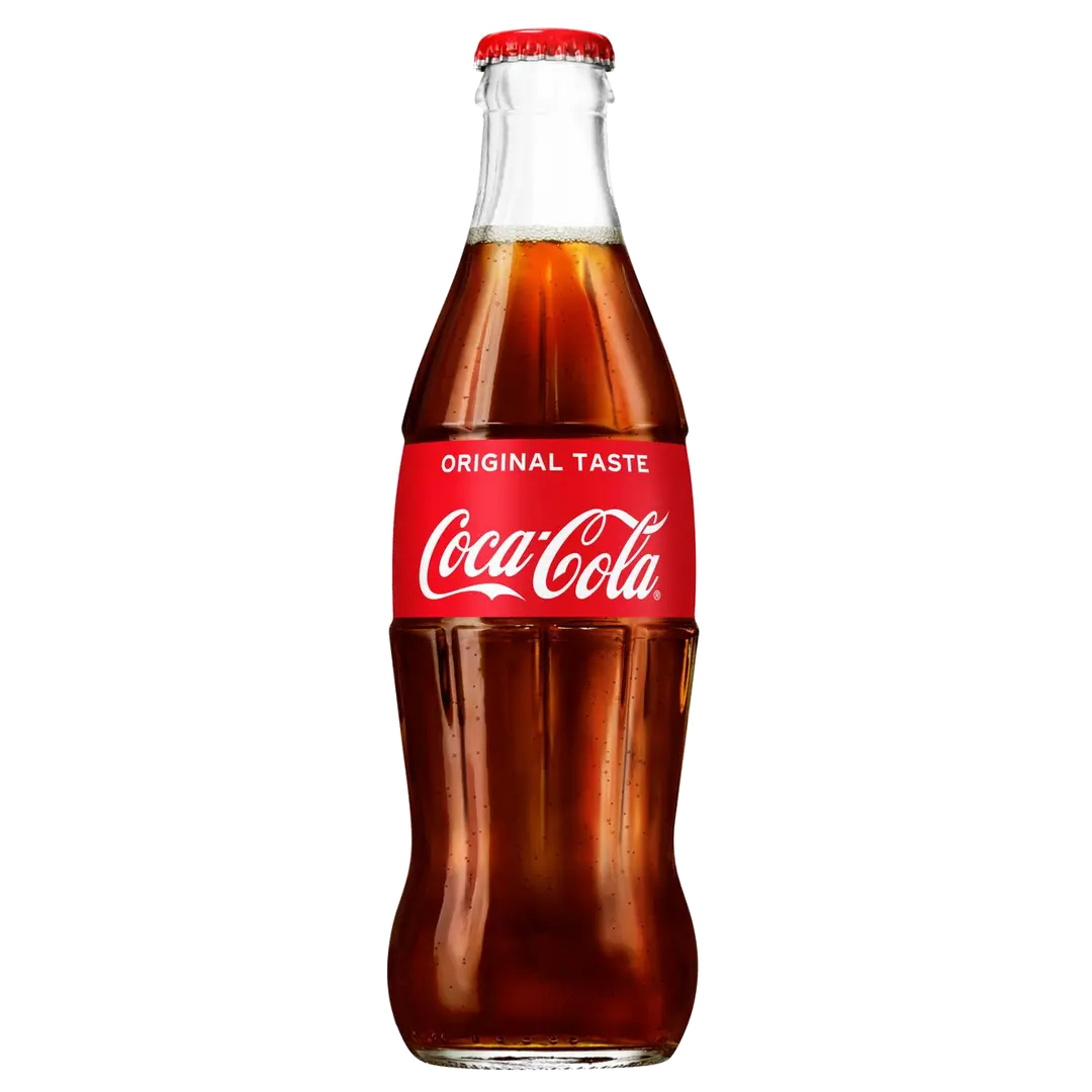 Coca Cola Xmas Glass Bottle 4 x 330ml - RV Drinks