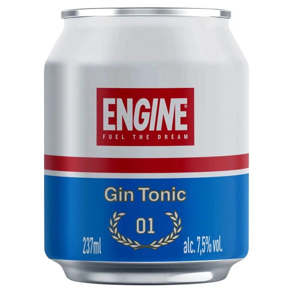 Engine Gin & Tonic Premixed Cocktail 4 x 237ml Engine