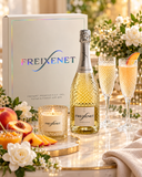 Freixenet Prosecco D.O.C. 75cl, 2 Cut-Glass Flutes & Gardenia Candle Gift Set
