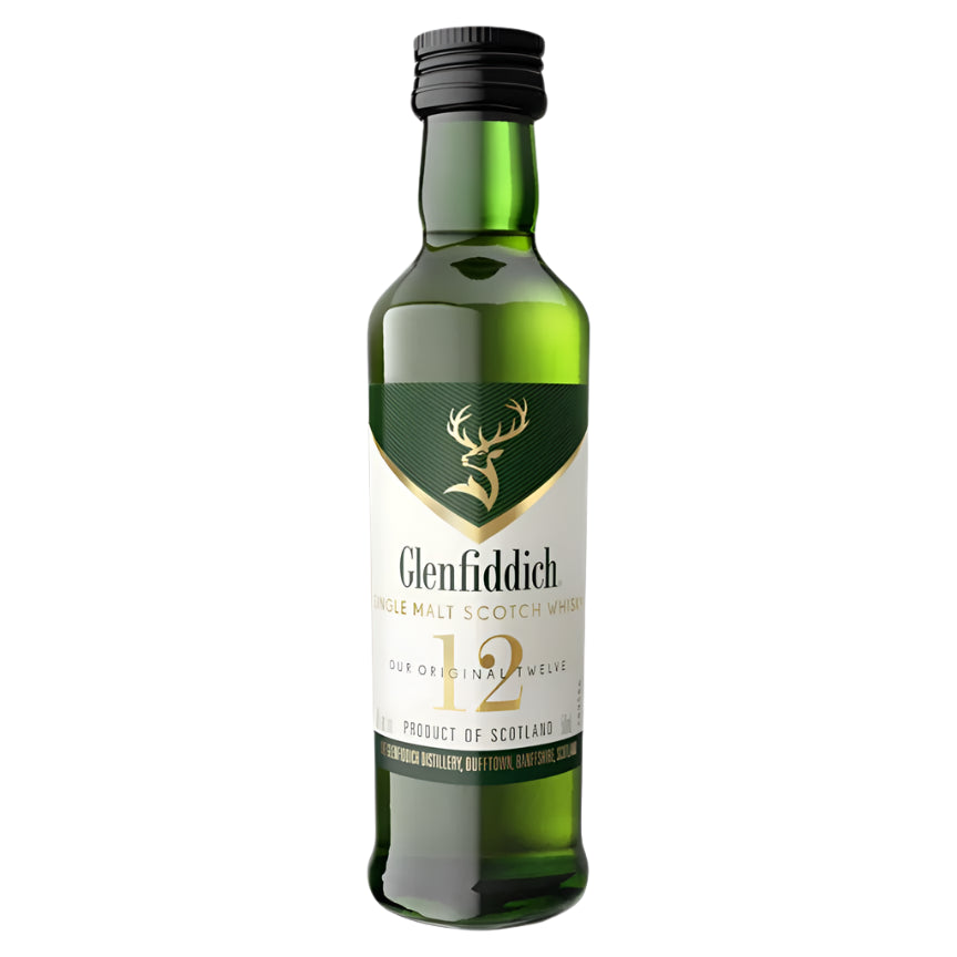 Glenfiddich 12 Year Old Single Malt Scotch Whisky 5cl Glenfiddich