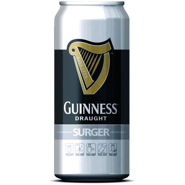 Guinness Draught Surger Beer 4 x 520ml Guinness