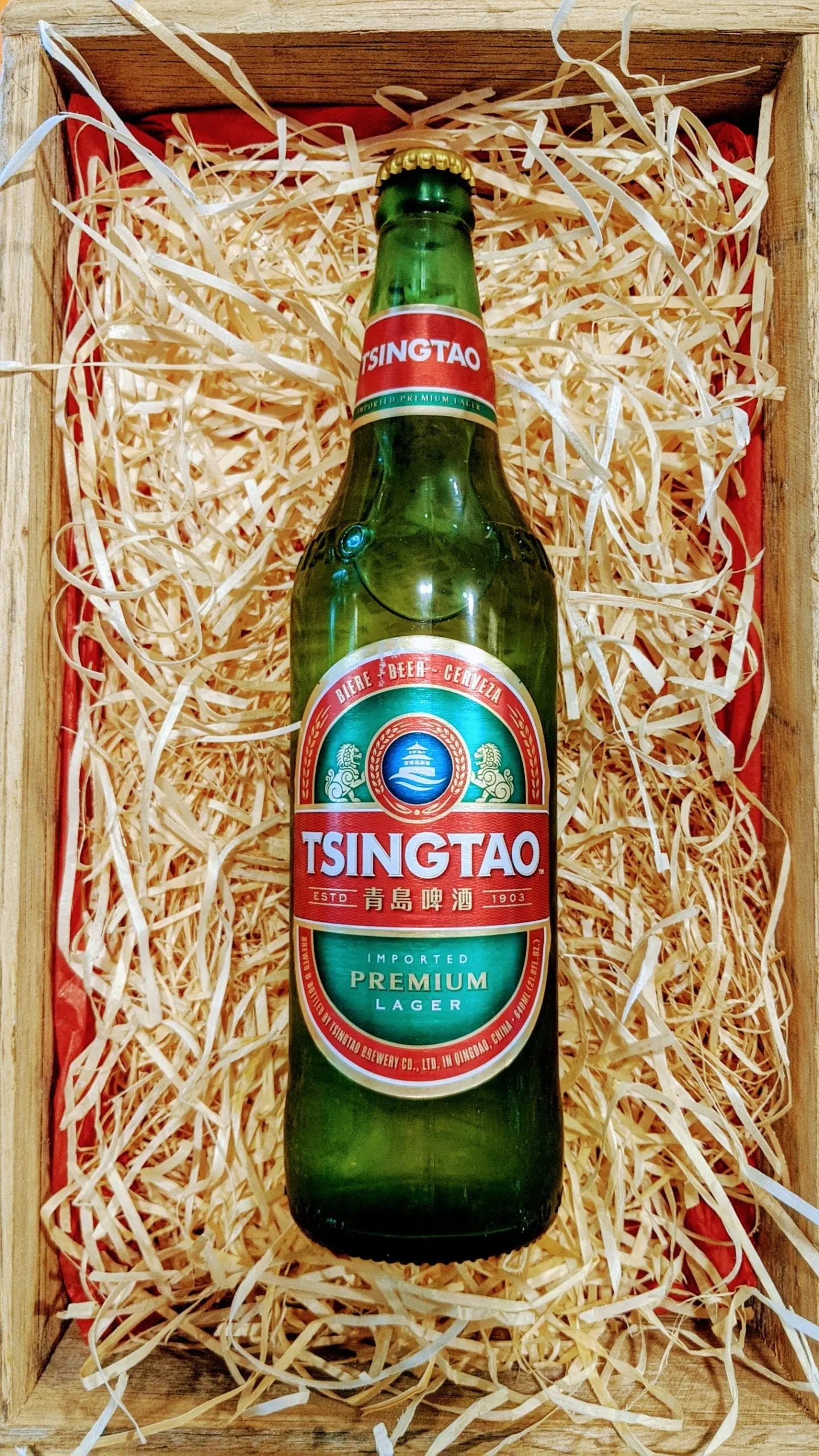 Tsingtao Premium Lager Beer 4x640ml - RV Drinks