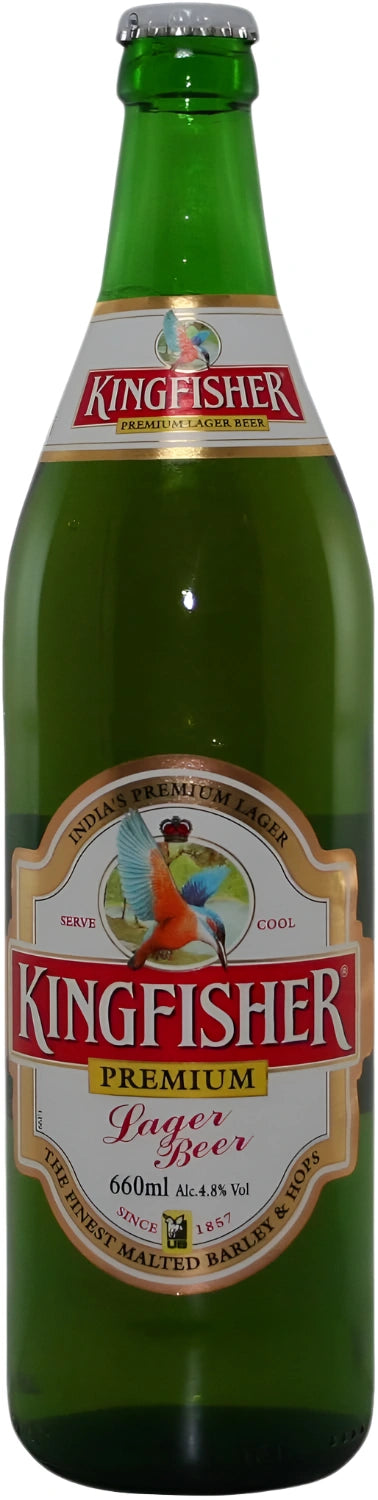 Kingfisher Premium Indian Lager Beer 4 x 650ml Kingfisher