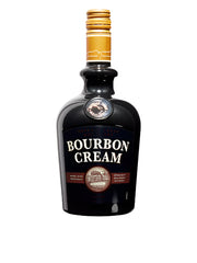 Bottle of Bourbon Cream on a white background