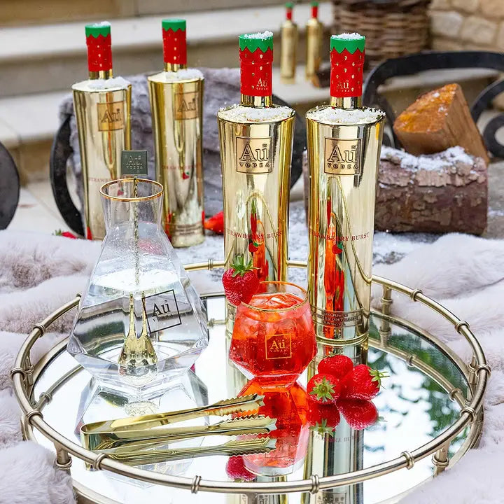 AU STRAWBERRY BURST VODKA 70CL - RV Drinks