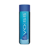 VOSS Plus water bottle on a light gray background