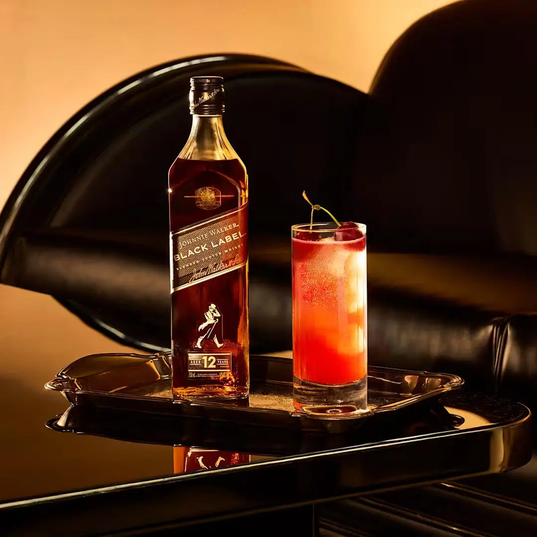 Johnnie Walker Black Label 12 Years Old Blended Scotch Whiskey 70cl - RV Drinks