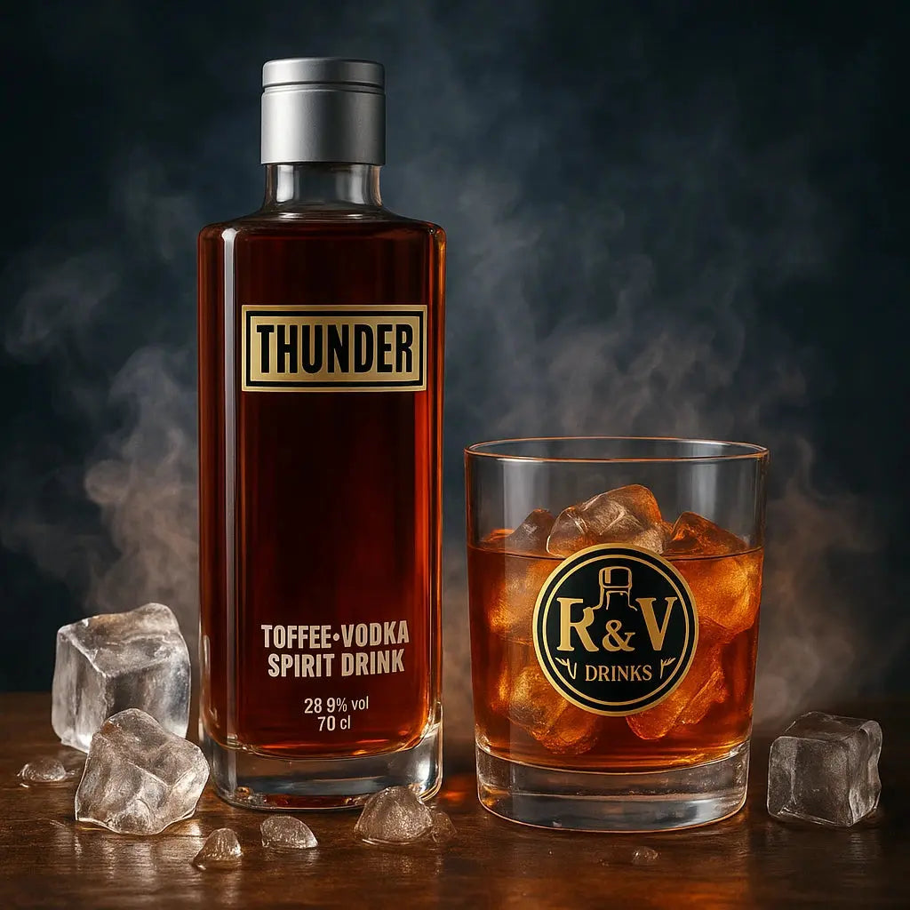 THUNDER TOFFEE VODKA 70CL Thunder Drinks