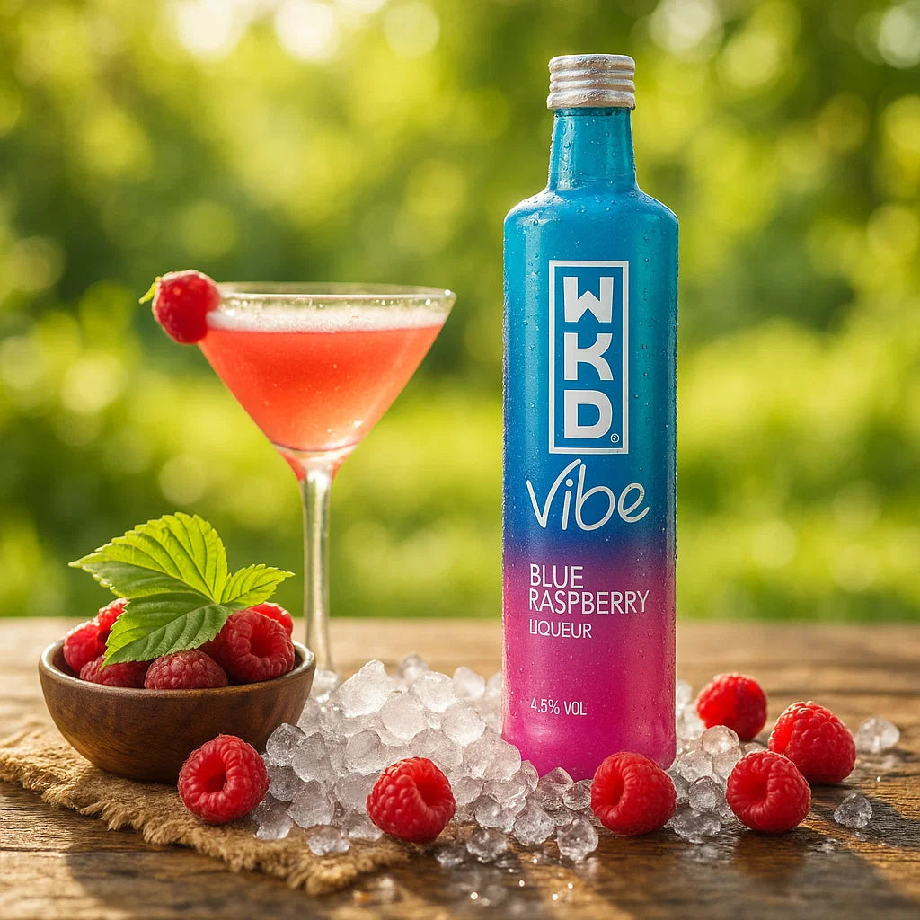 WKD VIBE BLUE RASPBERRY LIQUEUR 500ML WKD