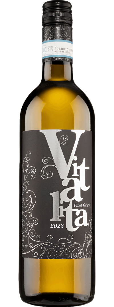 Vitalita delle Venezie DOC Pinot Grigio 2023 White Wine, 750ml Vitalita