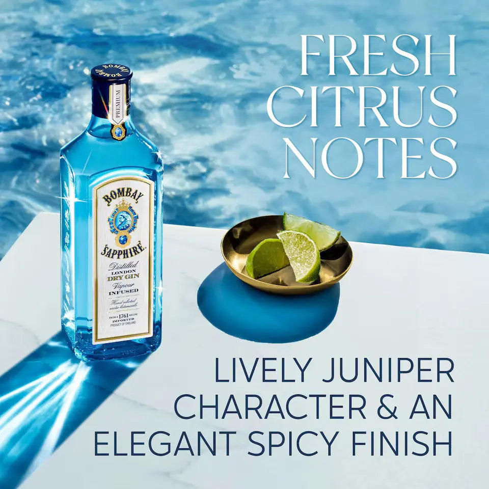 Bombay Sapphire London Dry Gin 70cl - RV Drinks