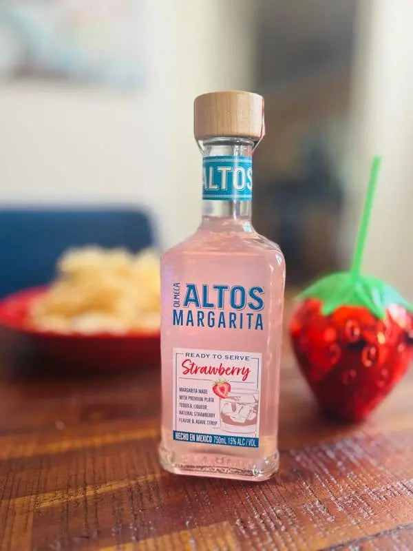 Olmeca Altos Margarita Strawberry Tequila 750ml - RV Drinks