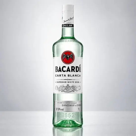 Bacardi Carta Blanca white rum for mojitos and daiquiris, 1L