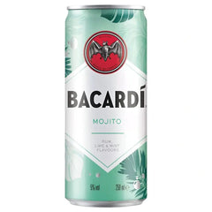 BACARDI MOJITO PREMIX RUM COCKTAIL 12 X 250 ml