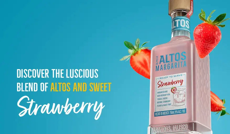 Olmeca Altos Margarita Strawberry Tequila 750ml - RV Drinks
