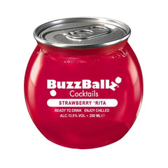 BuzzBallz Strawberry Rita Cocktail Multipack 4 x 200 ml BuzzBallz