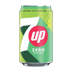 7UP Zero Sugar Lemon & Lime Cans 4 x 330ml 7up