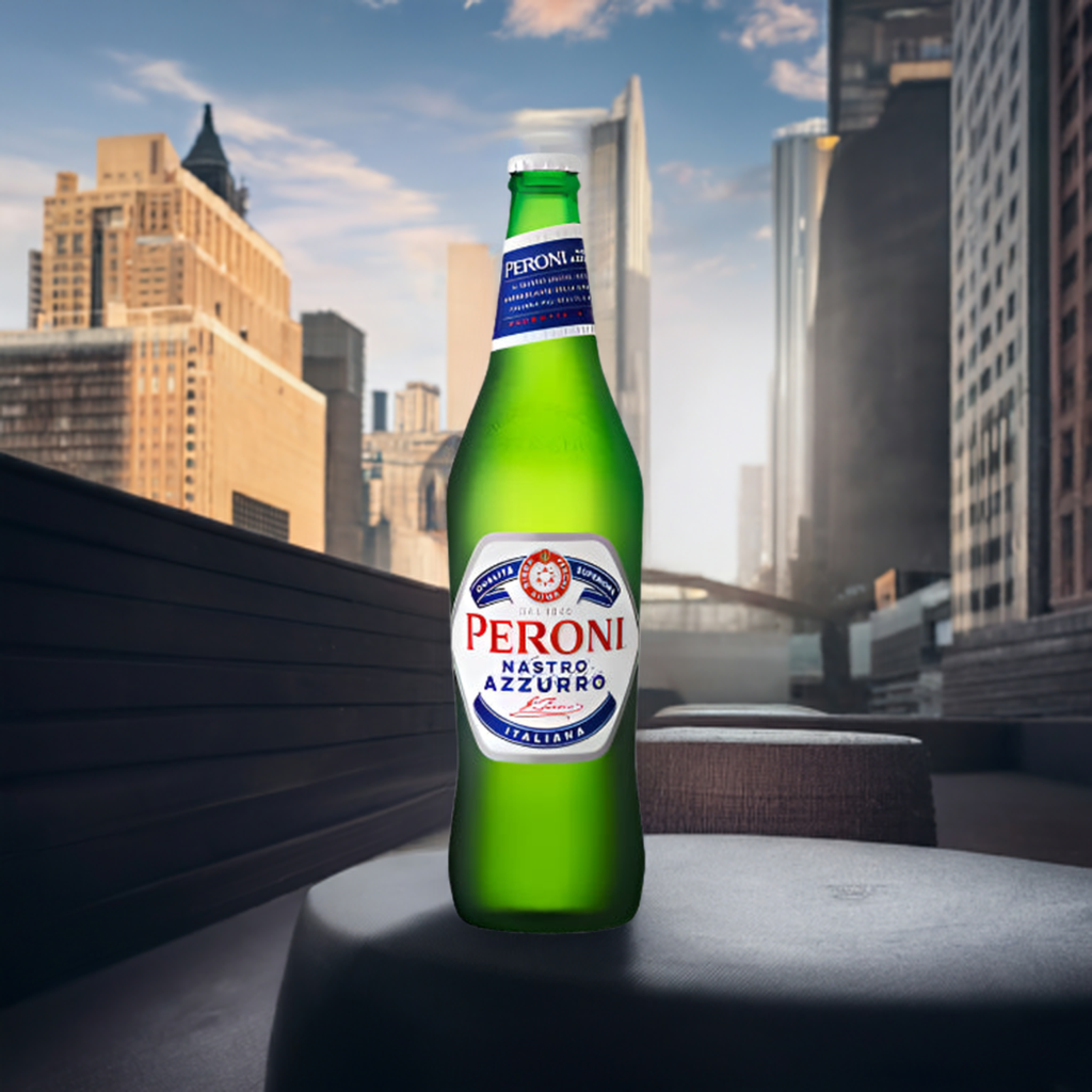 Peroni Nastro Azzurro Beer 12 x 620ml Peroni